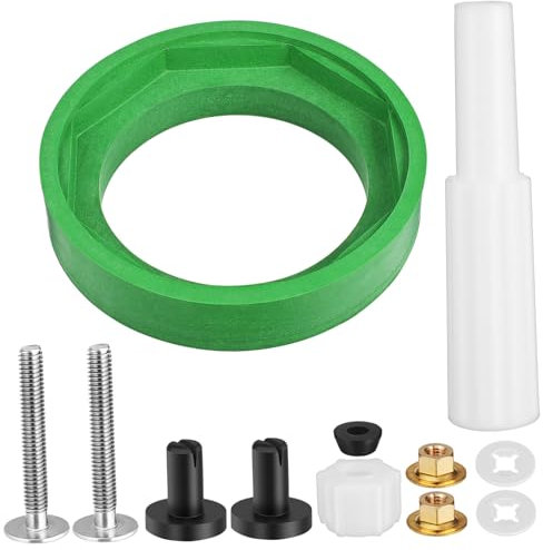 Tofficu Toilet Tank Seal Kit Cistern Spares Gasket Seal Bolts Repair Kit Nbr Rubber Easy Install
