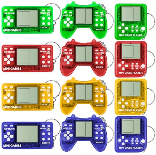 Vicloon 12Pcs Video Game Party Bag Fillers for Kids, Video Game Party Favors, Boys Birthday Party Supplies, Lucky Dip Prize for Boys Girls