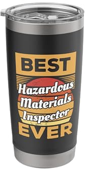Vintage Best Hazardous Materials Inspector Ever Stainless Steel Insulated Tumbler