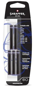 Skrip Ink Cartridge, 5/PK, Jet Black Ink, Sold as 1 Package