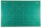 The Quilted Bear Large Cutting Mats - Sewing & Quilting Five Layer Heavy Duty Self Healing Cutting Mat 24 x 36 (A1) with 60 & 45 Degree Angle Markings (Green)