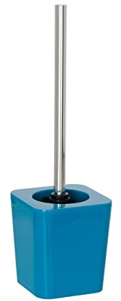 WENKO 20296100 WC-Garnitur Candy Petrol - WC-Bürstenhalter, Polystyrol, 11.5 x 39 x 11.5 cm, Petrol