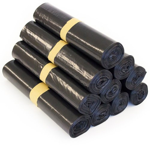 100 sacs poubelles - capacité 120 litres, couleur sac poubelle noir - type 60, 1 rouleau - 25 pièces