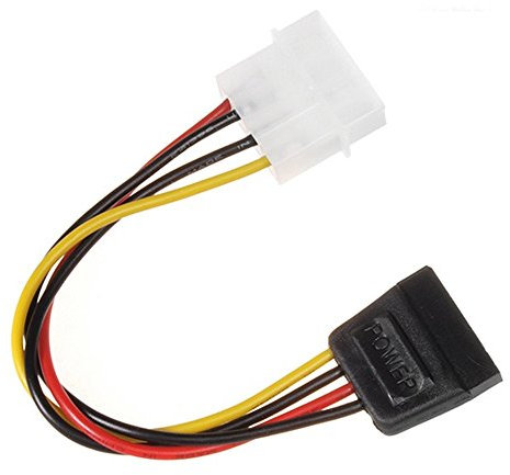 Maclean MCTV-633 Adattatore Cavo Alimentazione SATA - MOLEX 15 cm HDD SDD Convertitore