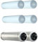 Ersatzfilterset für 10 Zoll Trio Filtergruppe / 4X Sediment.- Polypropylenfilter + 2X Aktivkohlefilter
