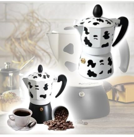 TrAdE Shop Traesio CAFFETTIERA Mucca Moka Express MUKKA Caffe Espresso 6 Tazze