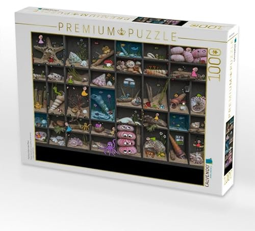 CALVENDO Puzzle Pankies lieben das Meer | 1000 Teile Lege-Größe 64 x 48 cm Foto-Puzzle für glückliche Stunden