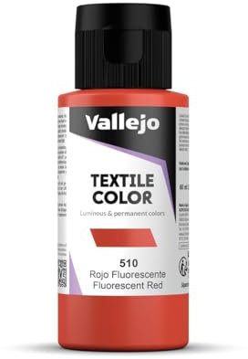 Vallejo Textile Color Fluorescente 510 Rojo 60ml