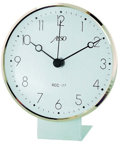 Zeit.punkt 15/848 Tischuhr Funk Metall Modern