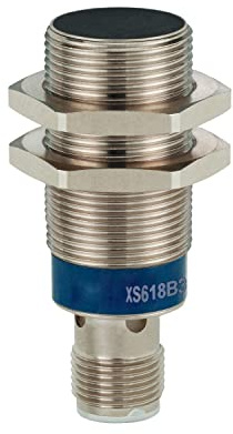 Schneider XS618B3DAM12 XS6-Induktiver Näherungsschalter M18, L50mm, Messing, Sn 8mm, 12-24 V DC, M12