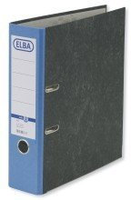 Elba Ordner smart Original - Wolkenmarmor, A4, 80 mm, blau