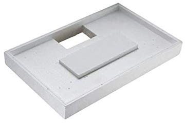 Duschwannenträger für Kaldewei Cayonoplan, Ablauf mittig kurze Seite, 130 x 80 x 1,8 cm, 2750