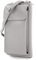 modamoda de P06 Damen Leder Umhängetasche Geldbörse Handytasche 6,5 Zoll handmade in Italy, Farbe:Telegrau