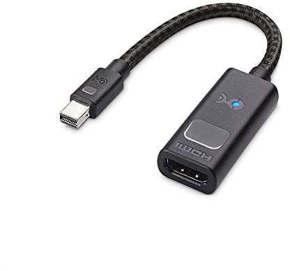 Cable Matters Adaptateur Mini DisplayPort 1.4 vers HDMI 8K 60Hz (Mini Displayport HDMI 8k) avec 4K 120Hz ou 8K 60Hz, Adaptateur de câble Mini DisplayPort 1.4 vers HDMI 8K Noir