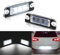 OZ-LAMPE 2 pièces Éclairage de plaque d'immatriculation à LED four VW Golf 5 Caddy III Passat 3C B6 Touran T5 Jetta Skoda Superb,Feux De Plaque Anti Erreur avec Canbus Aucune Erreur.