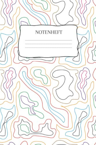 Notenheft: Blanko Notenheft für Hobby und Musikunterricht, 11 Notensystemen je Seite, 120 Seiten, A5