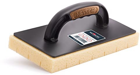 NEYNOR® Frattone in spugna 270 mm x 130 mm - Fratazzo per Piastrelle - Frattone in spugna per stucco – Frattazzo in spugna per fughe - Made in EU