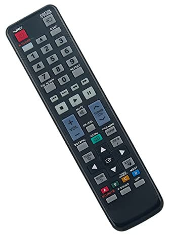 VINABTY AH59-02302A Ersatzfernbedienung Kompatibel mit Samsung Home Cinema System AH5902302A Fernbedienung HT-C5800 HT-C5900 HT-C6200 HT-C6500 HT-C6730 HT-C6800 HT-C6930 HT-C7200 HT-C7300