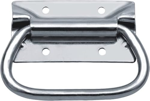 ingdaum® Fallgriff für Kisten (2 Stück) Kistengriff, Klappgriff für Kisten und Schränke (J204 MS)