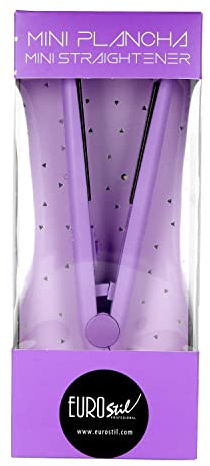 Producto de belleza de la marca Eurostil: plancha, Ceramica mini Plancha Rosa 22W