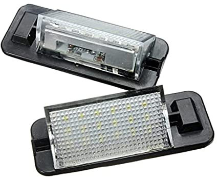 DEHIWI Kennzeichenleuchte Auto Nummernschild Glühbirne Für E36 CANBUS Auto 18SMD Schwanz Box Nummernschild Licht