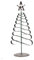 A & B Home 72,4 cm L grau verzinktes Metallband Baum, Urlaubsdekoration, Weihnachtsschmuck, Tisch-Weihnachtsbaum