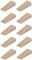 cyclingcolors 10x cale en bois universelle 55mm x 20mm x 6mm meuble porte calage ajustement table armoire cuisine
