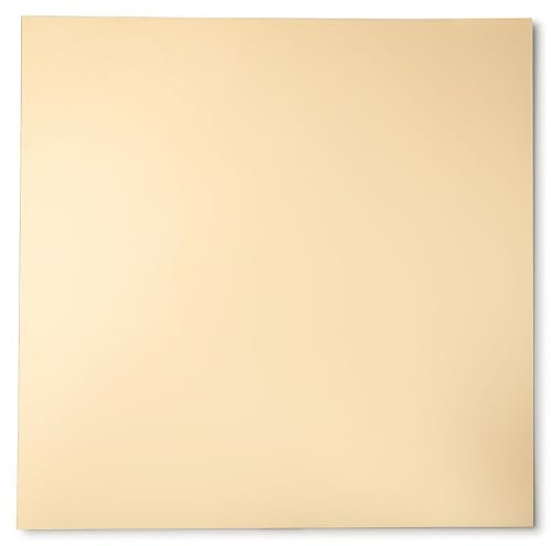 Decorline Gold Square Mirror Charger Plates - 12 (Pack of 1), Premium Quality Table Accessory, Perfect Weddings, Birthdays & More