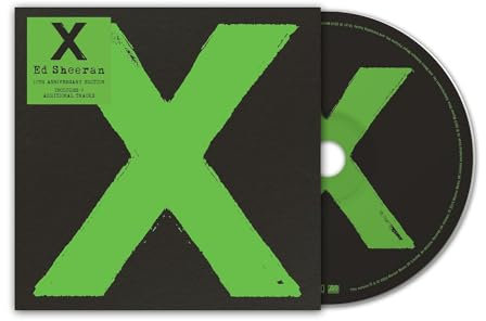 Ed Sheeran, Neues Album 2024, X, 10th Anniversary Edition, Limited Edition CD mit 12 Tracks + 9 Bonus Tracks