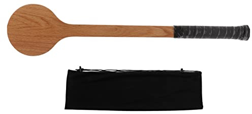 flexman Holz Tennislöffel, Tennis Sweet Spot, Tennis Pointer Schläger Pointer Löffel, Trainer Schläger Schwung Übungs Trainingshilfe mit Aufbewahrungstasche für Spieler