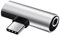 Adattatore 2 in 1 da USB C a 3,5 mm per cuffie da tipo C a convertitore per cuffie da USB C a Aux-Audio Dongle