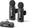 BOYA BY-V20 - Microfono senza fili per iPhone 15/16, Android, 48 KHz/16 bit, 9 batteria, cancellazione del rumore, microfono da avalier USB-C a 360°