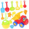 ERINGOGO 1 Set Children Beach Sand Toys Beach Toys Toddler Beach Toys for Outdoor Sand Funnel Beach Toys Boys and Girls Sand Beach Toys Bucket and Spade Beach Toy Boys and Girls
