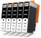 5X 364XL Schwarz Druckerpatronen Kompatibel für HP 364 XL Schwarz für HP Photosmart 5520 5510 6510 6520 7510 7520 Deskjet 3520 3070A 3522 Officejet 4610 4620 4622 (5 Black)