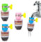 3PCS Water Tap Filter,PVC Faucet Water Filter,Activated Carbon Kitchen Tap Filter for Home Kitchen Bathroom