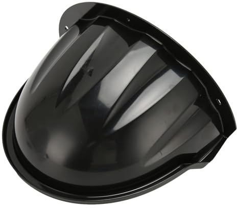 Outdoor Camera Cover Weatherproof Sun Protection Roof Black | Surveillance Cover, Outdoor Installation, Weather Resistance, Sun Shielding, Dome Compatibility, Black Finish