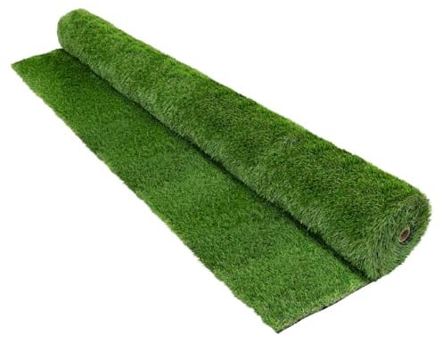 ECD Germany Kunstrasen-Rolle 150x500 cm 7,5m² Grün, Rasenteppich Outdoor wetterfest, 18mm, Grasmatte Meterware, Kunstgras wasserdurchlässig & UV-beständig, Kunstrasenteppich für Balkon Terrasse Garten