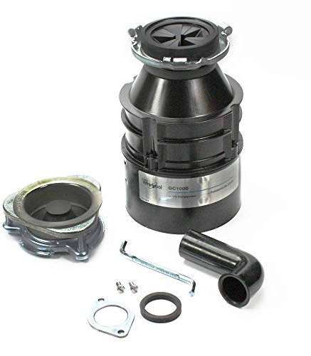Whirlpool GC1000XE 1/3 hp in Sink Disposer, Black