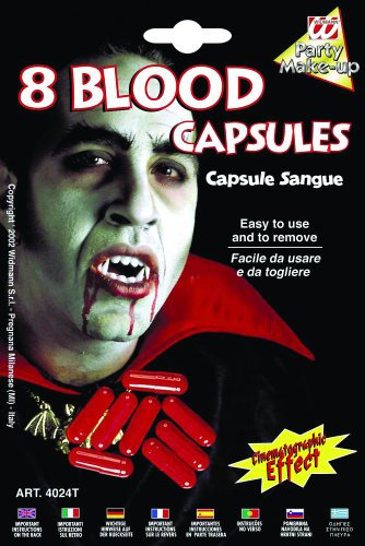 Lot de 8 capsules de sang