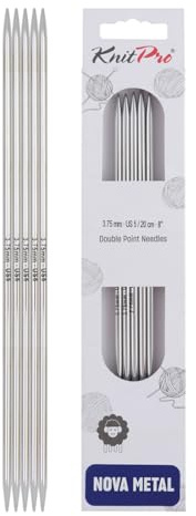 KnitPro Nova Double Pointed Needles 8 (20cm) | 3.75mm
