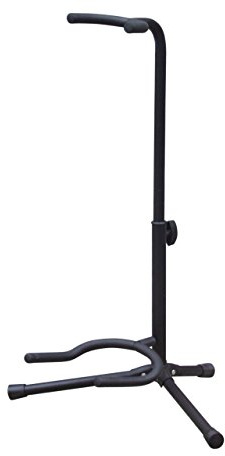 Floor Standing Electric Guitar Stand with Tripod Base