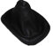 TK-129 Schaltsack Schaltmanschette Echt Leder Schwarz - Naht Schwarz