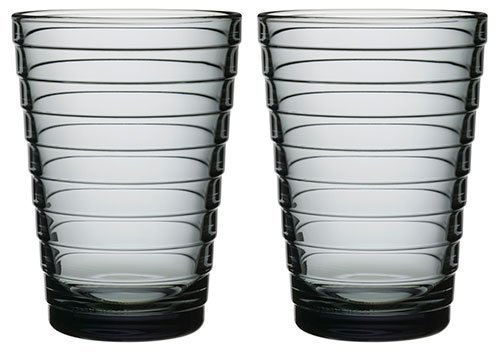 iittala Aino Aalto Grey Large Tumblers - Set of 2 by Iittala