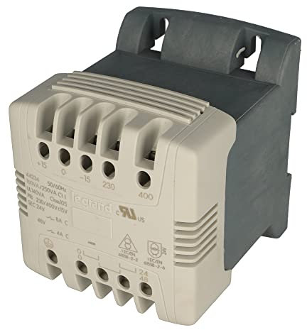 044234 Legrand - Transformateur De Commande Et Sécurité 160va - Primaire 230/400vca - Secondaire 24/48vca - Bornes à Vis