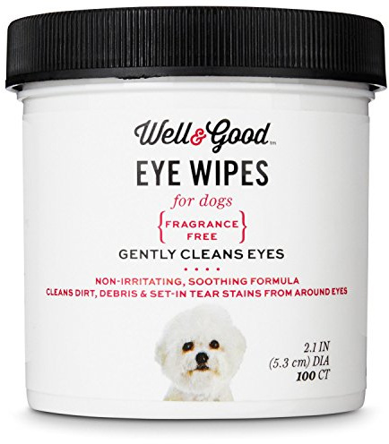Well & Good Dog Eye Wipes, Pack of 100 Wipes