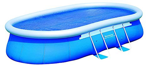 Bestway 58405E Bâche solaire 560 x 311 cm pour piscine ovale hors sol Fast Set™ 610 x 366 x 122 cm