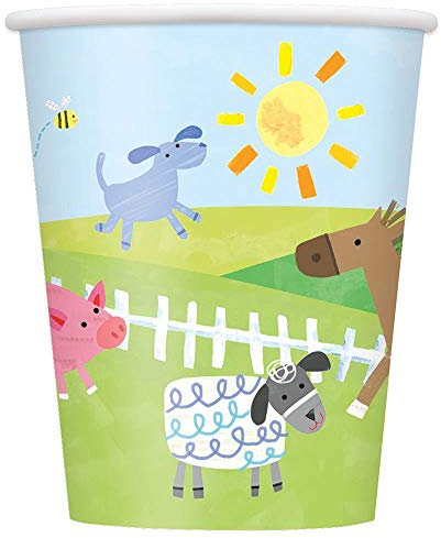 Unique Party- Gobelets en Carton, 72456, 1 Unité (Lot de 1)