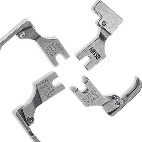 Pied Presseur 4pcs Différents Fermeture Éclair pour Machines à Coudre Juki Brother Singer