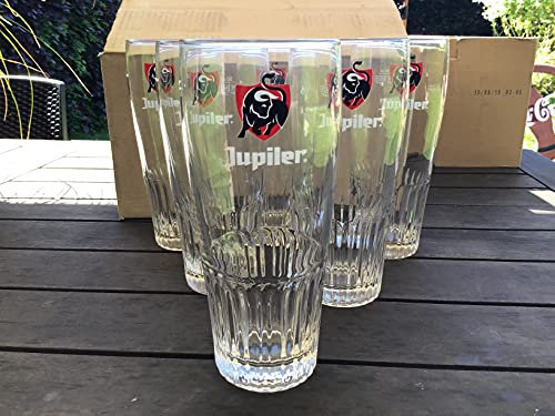 jupiler Lots de 6 Verres à biéres 50 cl