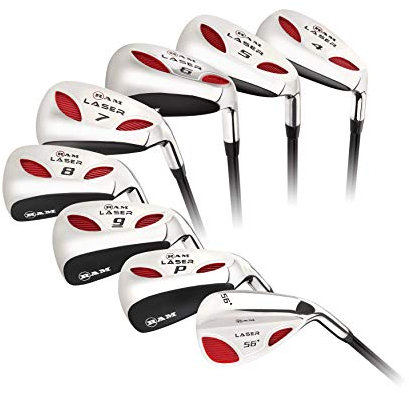 Ram Golf Laser Steel Hybrid Irons Set 4-SW (8 Clubs) - Mens Left Hand - Regular
